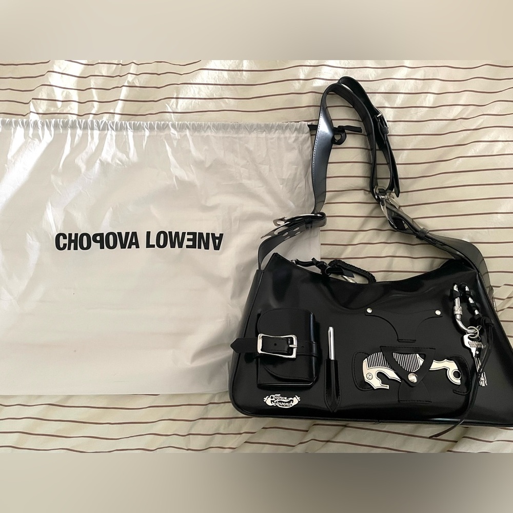 Black Chopova Lowena Sofia Shoulder Bag